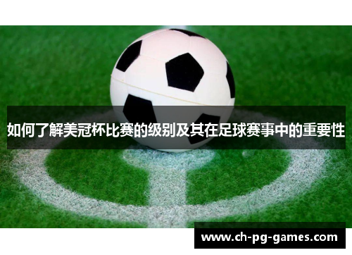 如何了解美冠杯比赛的级别及其在足球赛事中的重要性